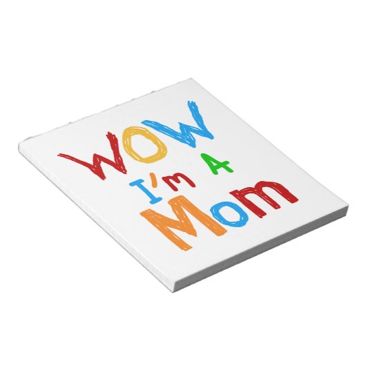 Ik ben een mama T-shirts en GIfts Notitieblok (Schuin)