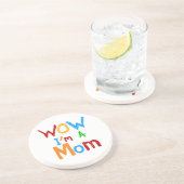 Ik ben een mama T-shirts en GIfts Zandsteen Onderzetter (Zijkant)