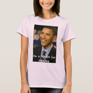 Ik ben een MAMA voor OBAMA T-shirt