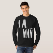 Ik ben een Man - burgerrechten T-shirt (Voorkant volledig)