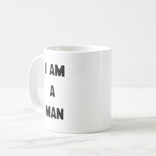 IK BEN EEN MAN KOFFIEMOK (Voorkant links)