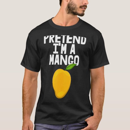 Ik ben een Mango Dabbing Funny Mango Fruit Love T-shirt (Voorkant)