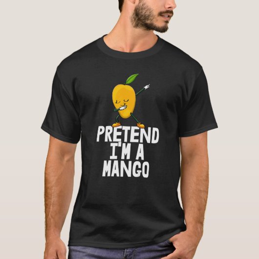 Ik ben een Mango Dabbing Funny Mango Fruit Love T-shirt (Voorkant)
