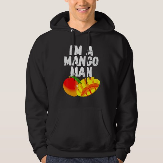 Ik ben een Mango Man Juicy Mango Hoodie (Voorkant)