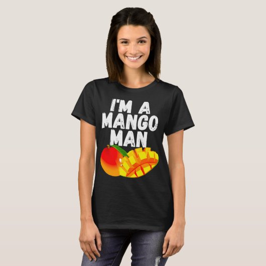 Ik ben een mango Man sappige mango liefhebber T-shirt (Voorkant volledig)