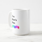Ik ben een mannenman koffiemok (Voorkant links)