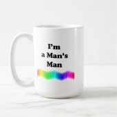 Ik ben een mannenman koffiemok (Links)