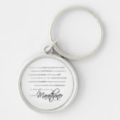 Ik ben een marathoner sleutelhanger (Voorkant)