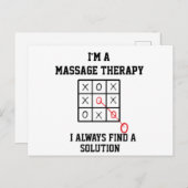 Ik ben een massage therapie ik vind altijd een opl briefkaart (Voorkant / Achterkant)