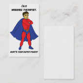 Ik ben een Massage Therapist. Wat is je superkrach Visitekaartje (Voorkant / Achterkant)