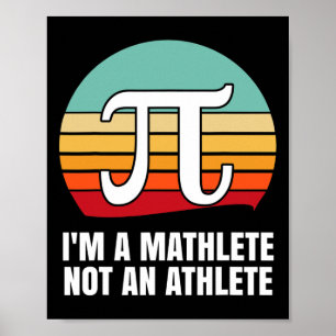 Ik ben een Mathlete Happy Pi Day Poster