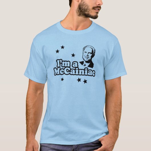 Ik ben een McCainiac T-shirt (Voorkant)