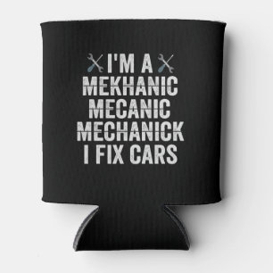 Ik ben een Mechanisch Mekanic I Fix Cars Funny Rep Blikjeskoeler