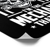 Ik ben een mechanisch Vliegtuig Mechanisch Diesel Poster (Hoek)