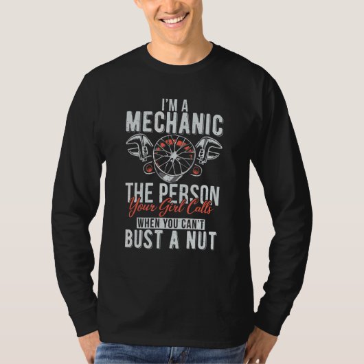Ik ben een mechanisme dat de persoon die je meisje t-shirt (Voorkant)