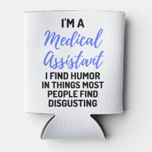 Ik ben een medisch assistent en ik vind humor in d blikjeskoeler