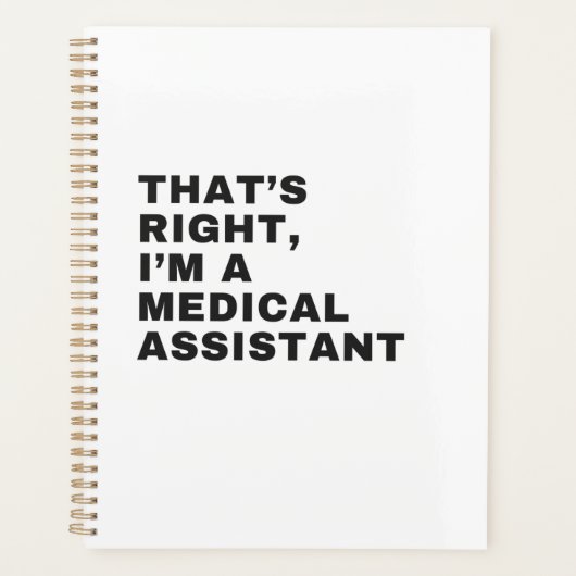 IK BEN EEN MEDISCHE BIJSTANDER PLANNER (Voorkant)