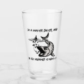 Ik ben een meester-baiter... - Vist Beer Glas (Voorkant)