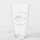 Ik ben een meester-baiter... - Vist Beer Glas (Achterkant)