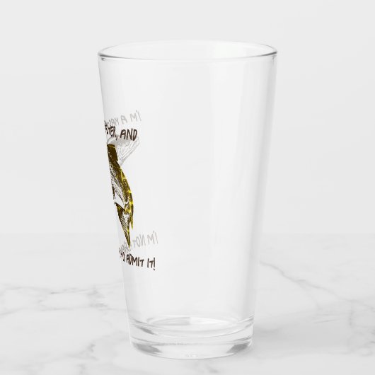 Ik ben een meester-baiter... - Vist Beer Glas (Links)