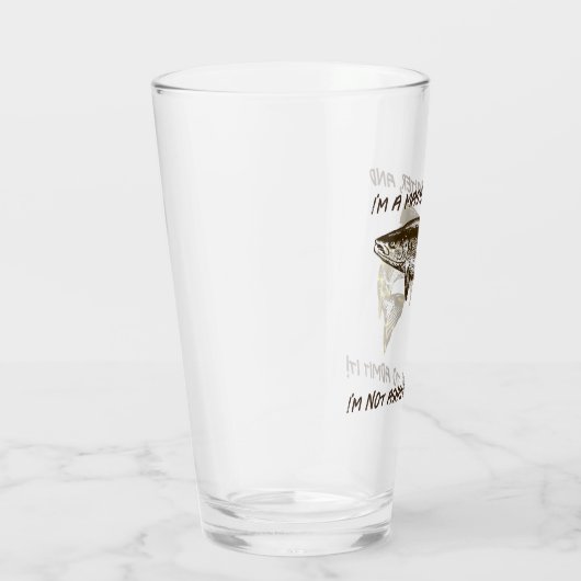 Ik ben een meester-baiter... - Vist Beer Glas (Rechts)