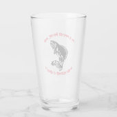 Ik ben een meester-baiter... - Vist Beer Glas (Achterkant)