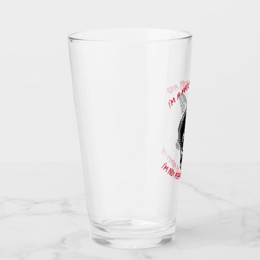 Ik ben een meester-baiter... - Vist Beer Glas (Rechts)