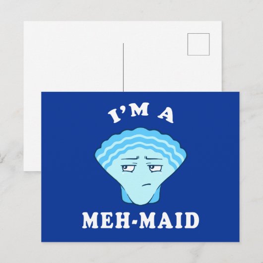 Ik ben een Meh-Maid Briefkaart (Voorkant / Achterkant)