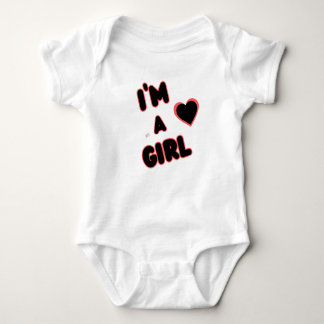 Ik ben een meisje Baby Bodysuit - Schattig en comf