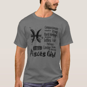 Ik ben een meisje met een tandheelkunde-gebarentaa t-shirt