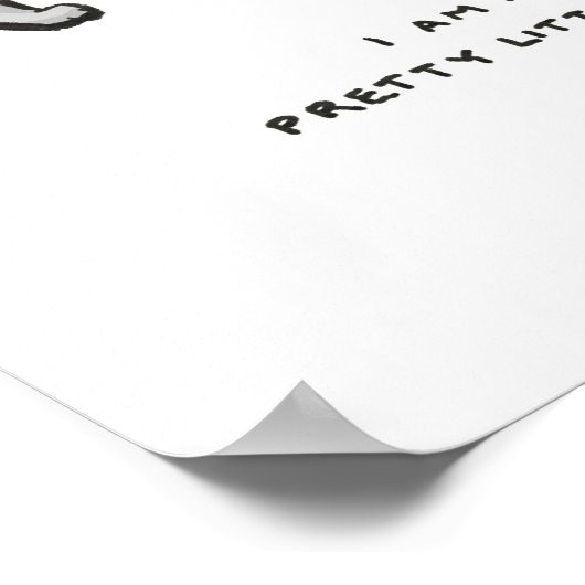 ik ben een  meisje poster (Hoek)