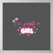 "Ik ben een meisje" Poster (Voorkant)