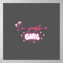 "Ik ben een meisje" Poster