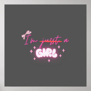 "Ik ben een meisje" Poster