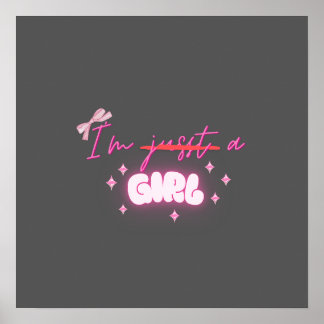 "Ik ben een meisje" Poster