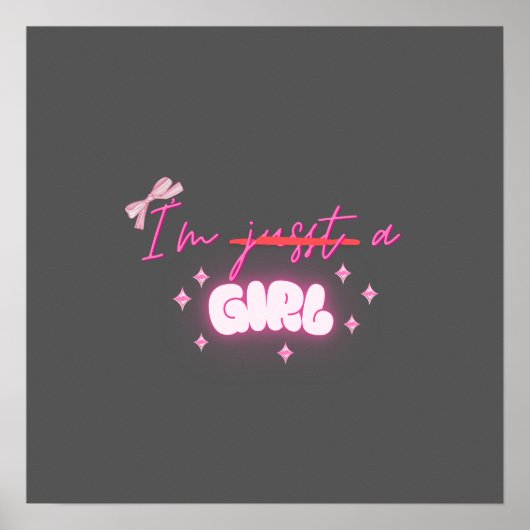 "Ik ben een meisje" Poster (Voorkant)