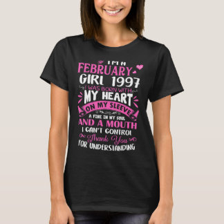 Ik ben een meisje uit februari 1997, 26th Birthday T-shirt