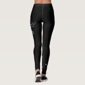 Ik ben een meisje van Pisces. Trendy Pisces Zodiac Leggings (Achterkant)