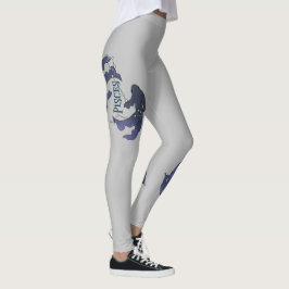Ik ben een meisje van Pisces. Trendy Pisces Zodiac Leggings