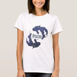 Ik ben een meisje van Pisces. Trendy Pisces Zodiac T-shirt