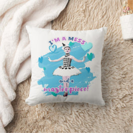 Ik ben een Mess en Masterstuk Ballerina Kussen