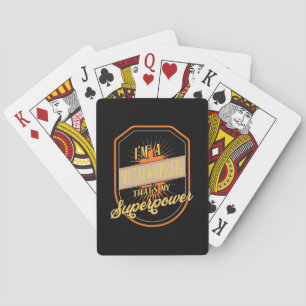 Ik ben een metalarbeider pokerkaarten