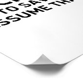 Ik ben een microbioloog om tijd te besparen... om  poster (Hoek)