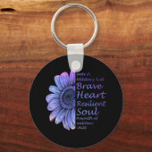 Ik ben een militair Kind met een hartverwarmende s Sleutelhanger (Voorkant)