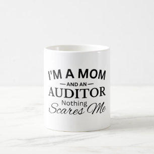Ik ben een moeder en een accountant. Ik schrik er Koffiemok