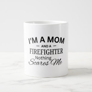 Ik ben een moeder en een brandweerman niets maakt  grote koffiekop