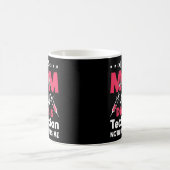 Ik ben een moeder en een dialyse-technicus. koffiemok (Center)