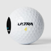 Ik ben een moeder en een tandarts.. golfballen (Logo)