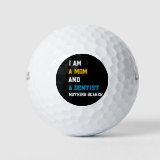Ik ben een moeder en een tandarts.. golfballen