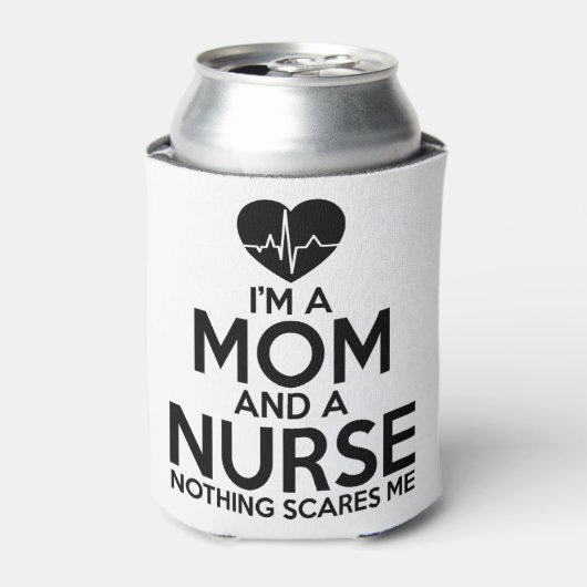 Ik ben een moeder en een verpleegster... niets maa blikjeskoeler (Blikje Voorkant)